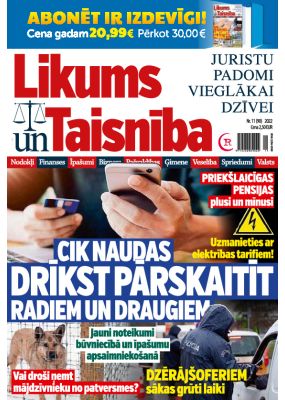 E - Likums un Taisnība Nr. 11, 2022