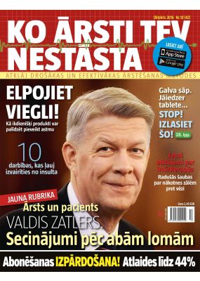 E - KO ĀRSTI TEV NESTĀSTA Nr. 10. 2016