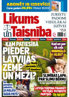 E - Likums un Taisnība Nr. 10, 2022