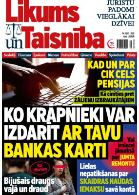 E - Likums un Taisnība Nr. 8, 2020