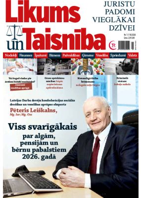 E - Likums un Taisnība Nr. 1, 2026