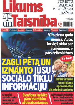 E - Likums un Taisnība Nr. 8, 2019